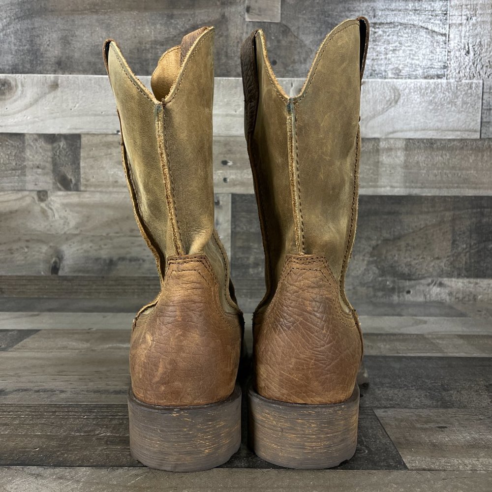Ariat Rambler Mens 9.5 Earth Brown Western Cowboy Boots 10002317 - Picture 7 of 11